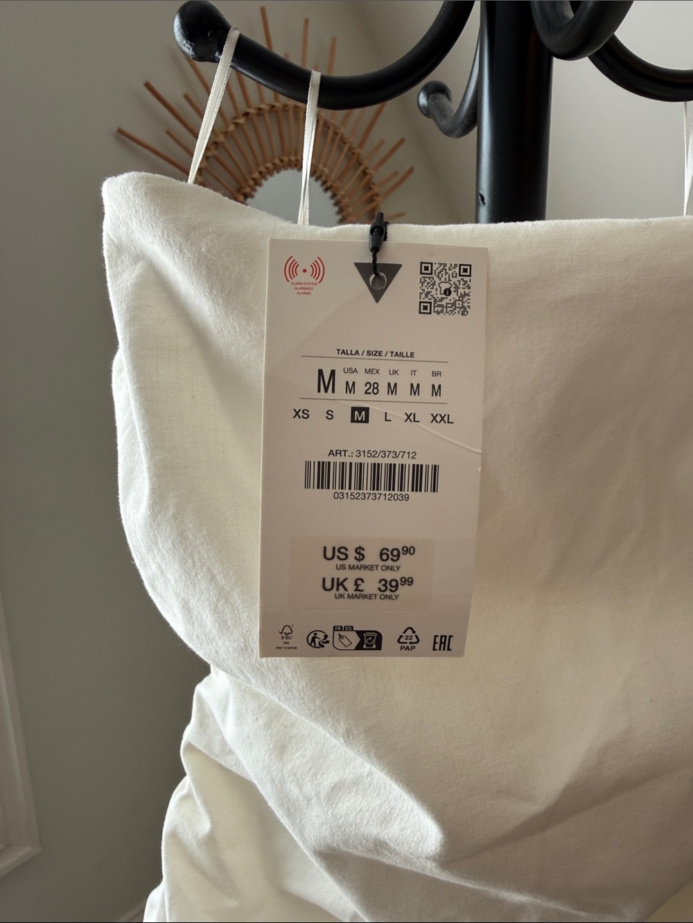 Zara Cream Strapless Ruched Bodice Maxi Dress - Picture 2 of 3